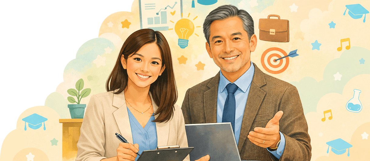 Learning and activity service providers such as teachers, mentors and coaches